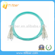 shenzhen factory offer SC-SC Duplex OM3 Fiber Optic Patch Cord